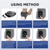 USB Heated Ankle Massager, Single Foot Warmer & Massage with Rechargeable Battery, Portable Heat Therapy for Joint Care