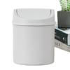 Household Trash Can Mini Desktop Bin Tube With Cover Bedroom Trash Garbage Can Clean Kitchen Storage Box Home OfficeDesk Dustbin
