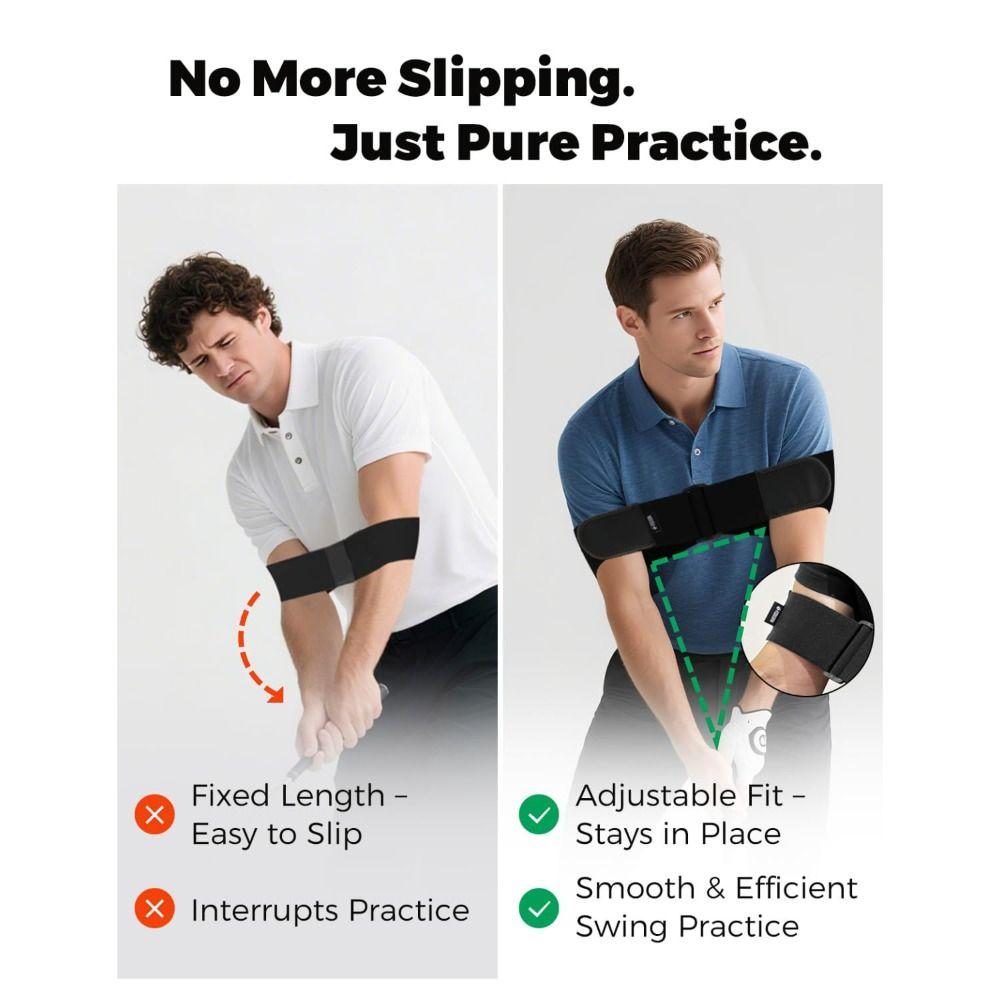 Elastic Golf Swing Training Aid Adjustable Golf Swing Strap  Golf Training Accessories