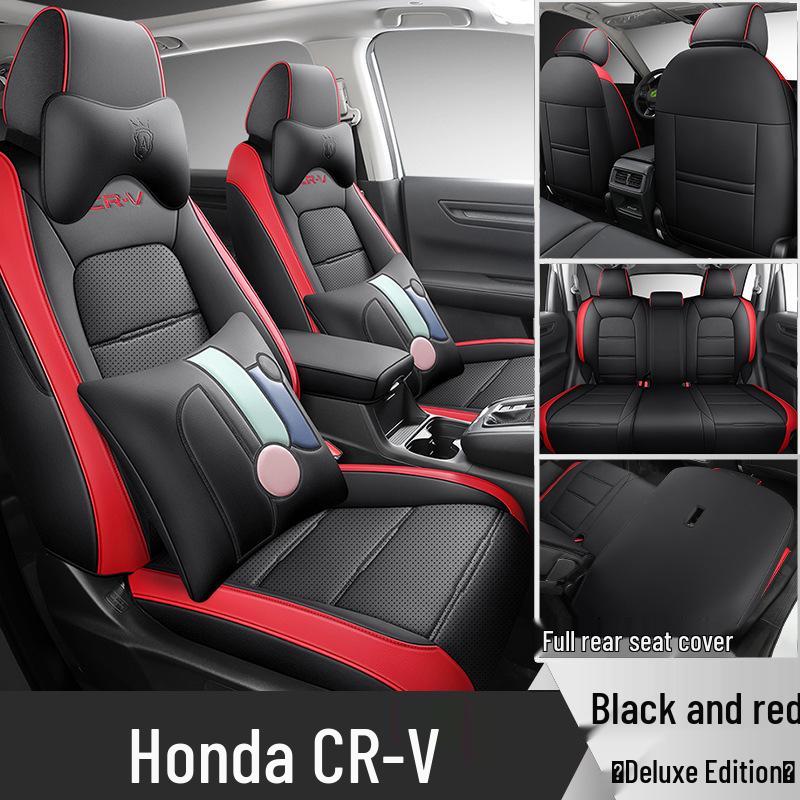 

Шкіряні чохли на сидіння, виготовлені на замовлення для 23 моделей Honda CRV - П ятимісні, Всесезонні, Повне покриття. Specify car model year
