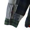 unused RRL Check Pattern Long sleeve patchwork Flannel shirt Women Used