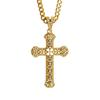 2026 Stein Kreuz Halskette Mode Leichter Luxus Halskette Schmuck Premium Schmuck Voll Diamant Herren Halskette