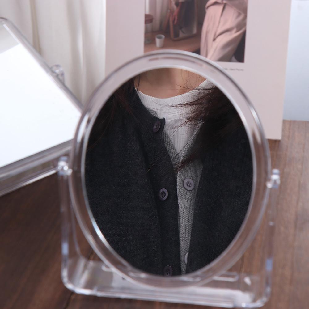 360° drehbarer 5x Vergrößerungsspiegel Flexibler Tisch-Make-up-Spiegel Schreibtisch-Kosmetikspiegel Badezimmer