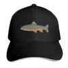 Brook Trout Baseball Cap Quick Dry Performance Cotton Twill Breathable Contrast Two Tone Brim