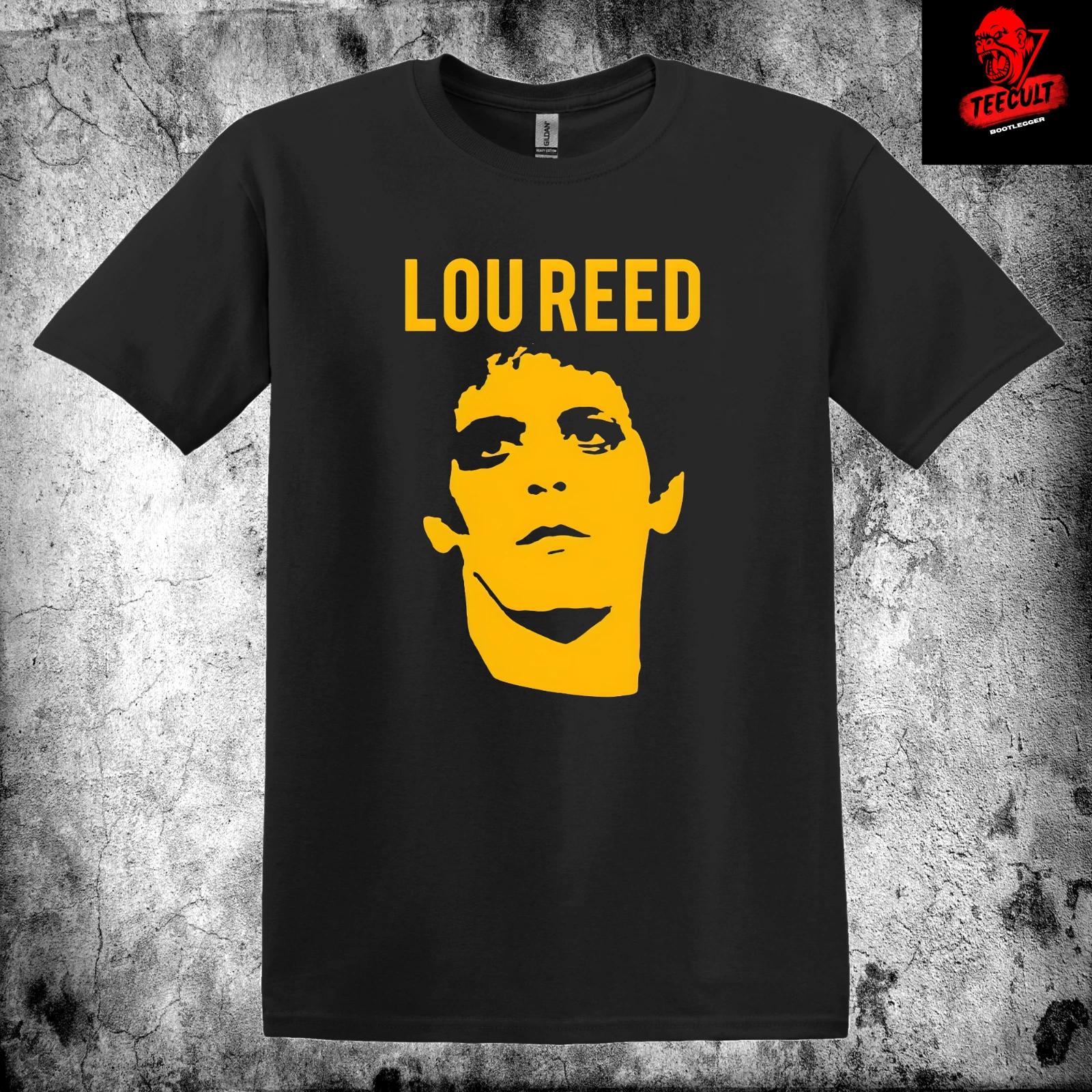 Men s and Women s T-shirts Lou Reed Classic Rock Band Music Tee Unisex Cotton XL