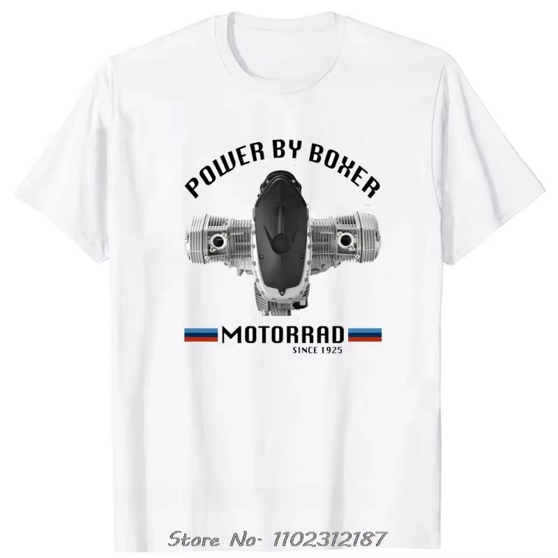 2025 Boxer Engine R1200gs Gs R Adventure R1200rt Rt R R1200r T-shirt Casual Cotton T Shirt Fitness Tops Tees Summer Oversize Top