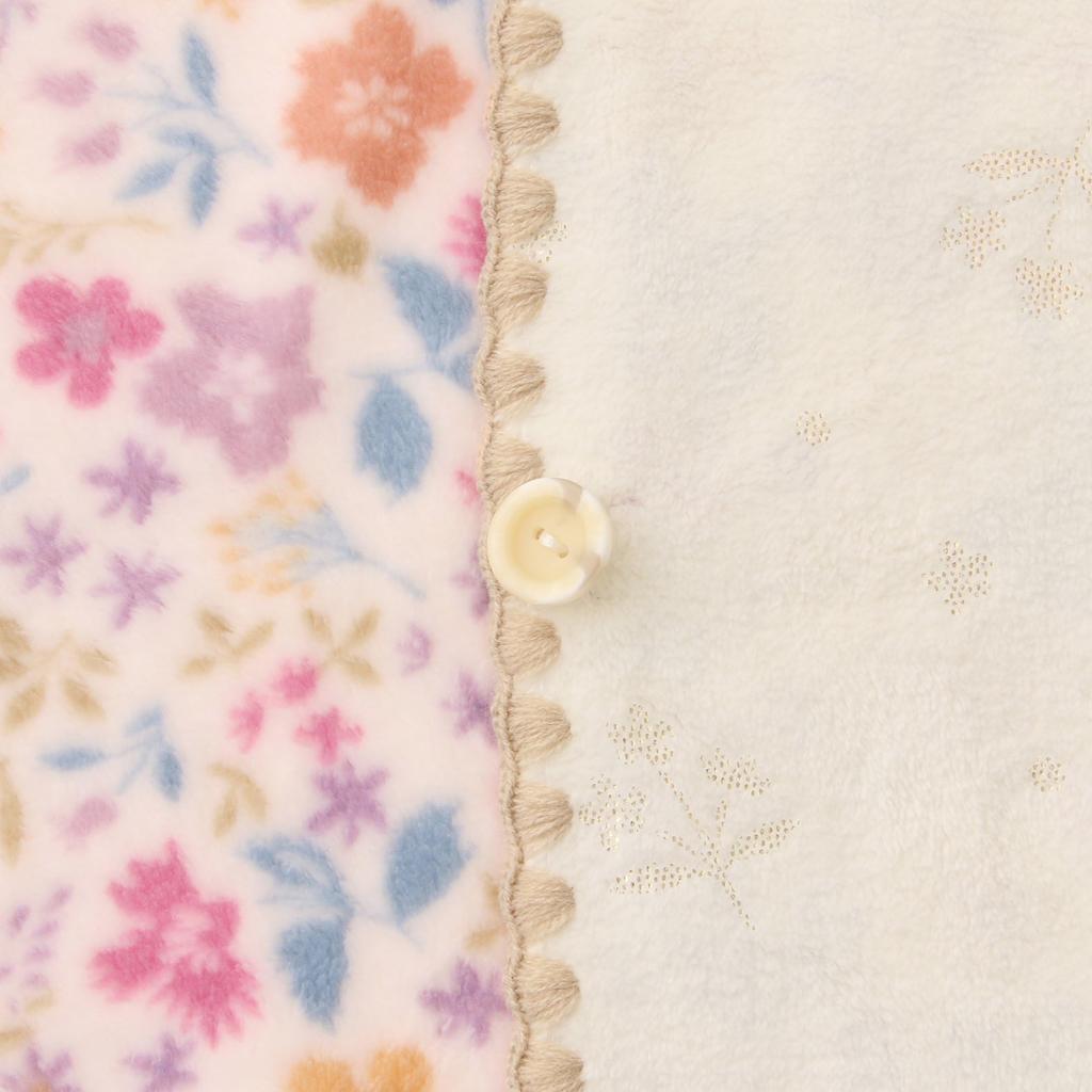 Afternoon Tea Living Top JG02 Foil Flower Ivory Pajama/Loungewear Cape,