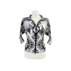 LA VITA JUNKO 7 8 Sleeve Diamond Geometric Print Mesh Jumper  Ltsjp28p 