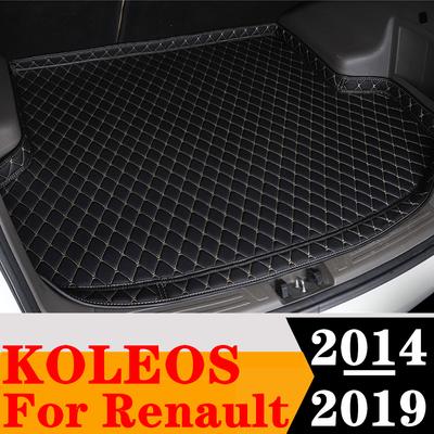 Sinjayer Auto Kofferbakmat Alle Weersomstandigheden AUTO Achterklep Bagage Mat Tapijt Hoge Rand Laadruimte Bekleding Past Op Renault Koleos 2014