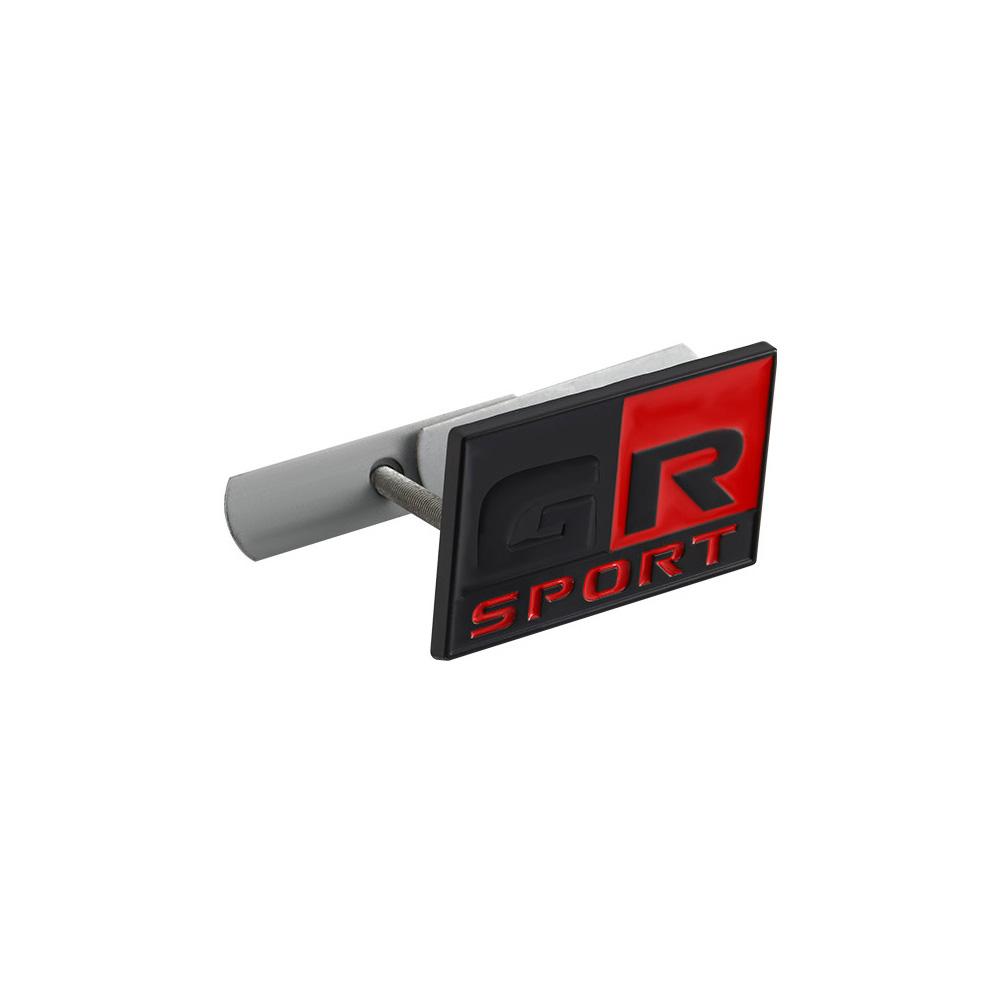 

Car GR Sport Gazoo Racing Sticker Front Hood Grille Badge Emblem Decal For Toyota CHR RAV4 Corolla Prado Supra Yaris Prius Camry