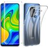 Case and Tempered Glass - LuffyShop - Xiaomi Redmi Note 9 - Soft - Scratch-Resistant - 9H