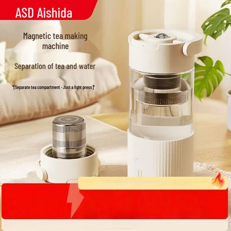 ASD High Borosilicate Glass Tea Water Separation Portable Cup