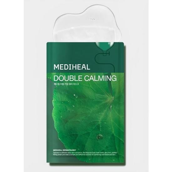 Mediheal Double Calming Water Mask – 20ml Sheet × 15 PCS