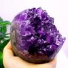 Amethyst Natur Sorgfältig Ungefähr Ungefähr Ideal für Zier- Feng Gut und Amulett-Dekorationen [TANAKA YA] Cluster, 100% Quarz,