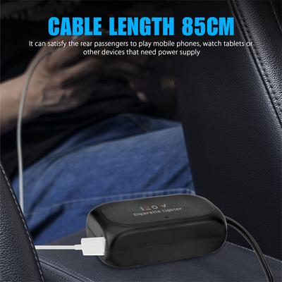3 Socket Car Cigarette Lighter Splitter Dual Usb Led Car Fast Charger 120W 12V 24V Car Charger Adapter For Iphone Gps Dashcam