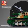 563pcs 1107 Medium Military  Tank  Model  Building Block Toys 97 Medium Chariot Children Diy Bricks Toy