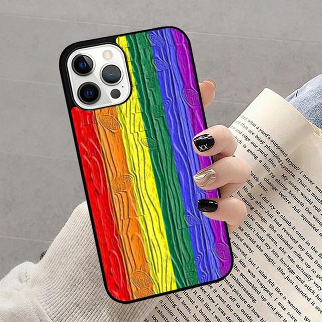 Autumu Gay Lesbian LGBT Rainbow Pride Phone Case Cover for iPhone 17 Air 16 16e 15 12 11 13 14 Pro Max Plus Coque