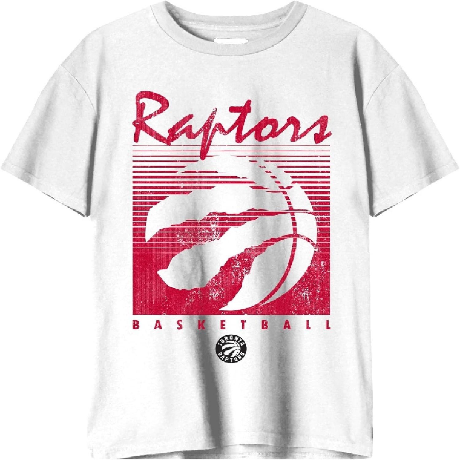Мужская футболка Philcos NBA Toronto Raptors Белая футболка Премиальные заготовки S белый