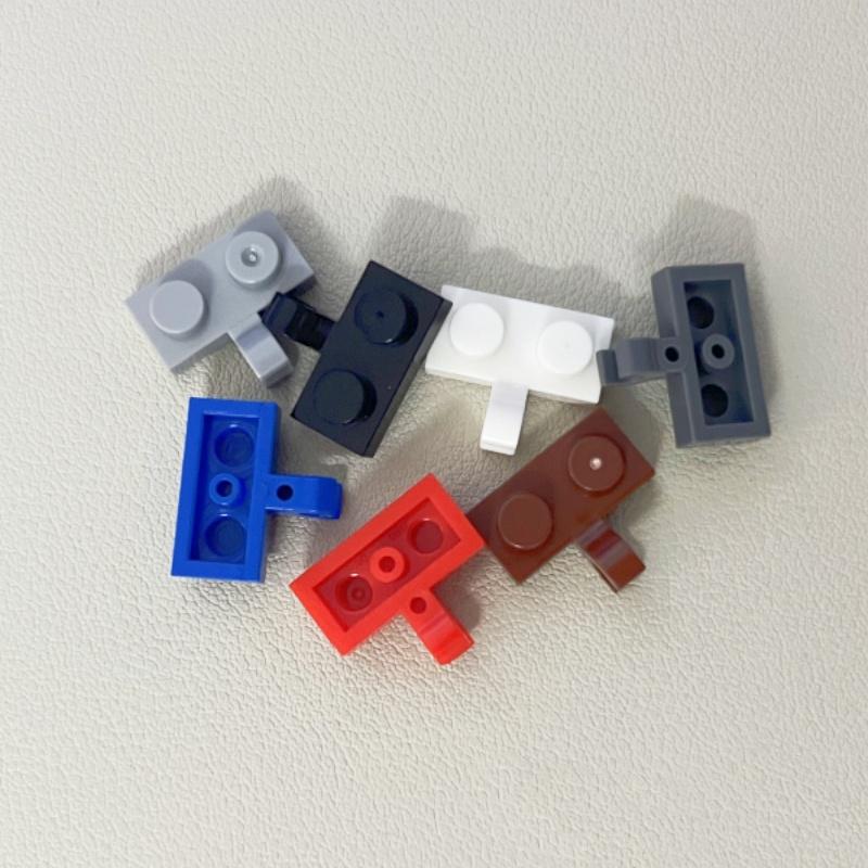Lot 11476 65458 Plate Modified 1 X 2 with Clip Horizontal On Side Buildings Blocks Toy Educational Creative Size Gift DIY MOC