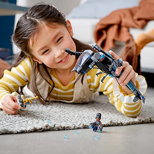 LEGO Super Heroes Black Panther Dragon Flyer 76186 Toy Blocks Gift Plane Superhero American Comic Book Boys Ages 8 and Up