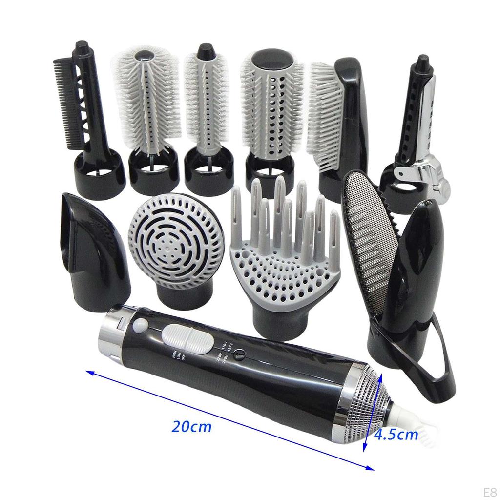 Hair Styling Tool with Interchangeable Brush Heads