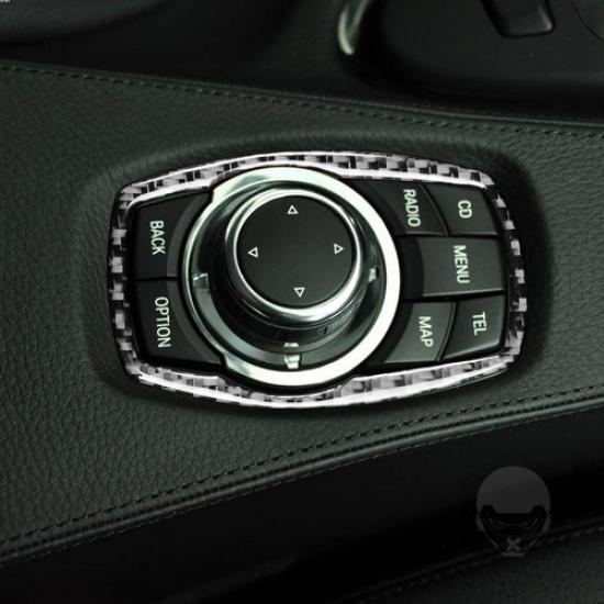Carbon Fiber Interior Radio Control Cover Trim For BMW 6 Series M6 2008-2010
