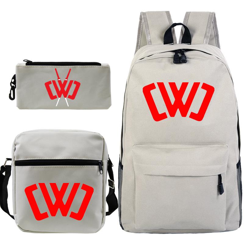 Popular game merchandise printed backpack popular student bag three-piece set