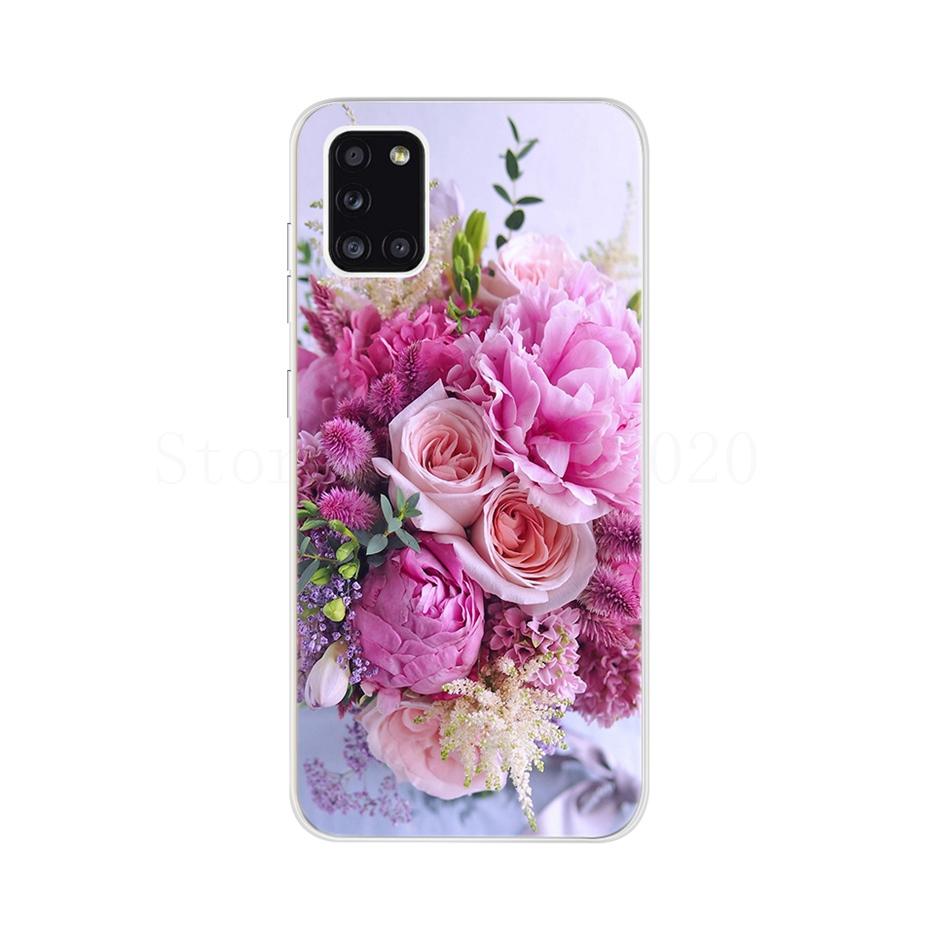 

For Samsung Galaxy A31 Case SM-A315F A315 Capas Bumper Silicone Soft Back Painte Phone Cases For Fundas Samsung Galaxy A31 Cover Samsung A31 чёрный