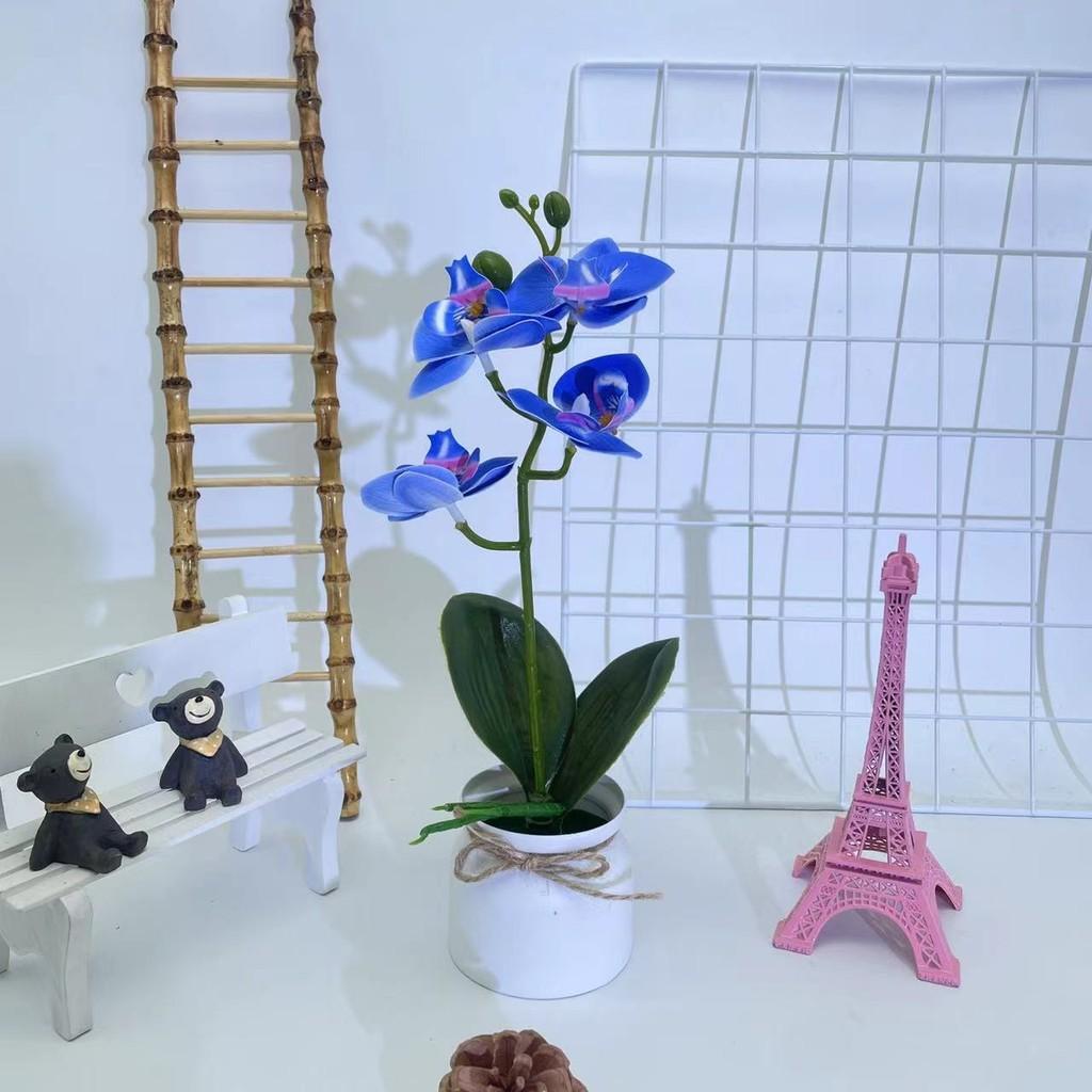 Phalaenopsis Faux Plant For Wedding Decoration And Home Indoor Display