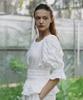 TINABLOSSOM Lou White Blouse