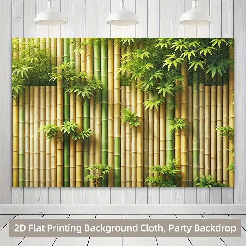 Tropical Asian Bamboo Forest Greenery Photo Background