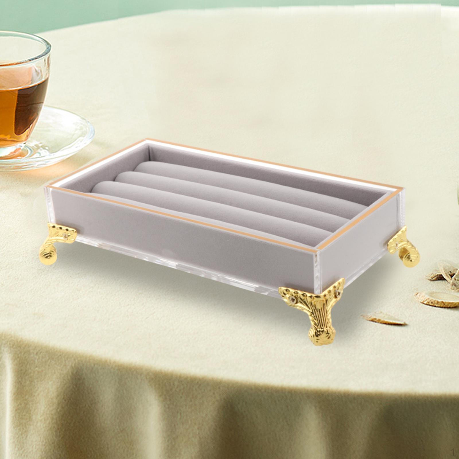 

Держатель для колец, органайзер для ювелирных изделий, небольшой элегантный поднос для хранения, подставка для домашнего стола