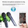 SD306 Dual Microphones Speaker Dual Microphones Karaoke Player Wireless Bluetooth Speaker  Karaoke