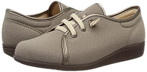 Kaihoshugi KHS-L169 Women's Lightweight Nursing Shoes for Fall Prevention, Sand Beige, Size 22.5 cm, 3E