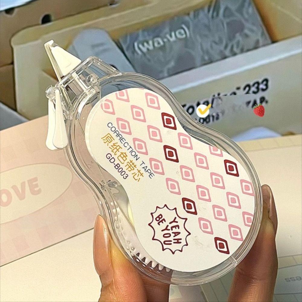 5pcs/Set Large Capacity Correction Tape Flip Design Student Alteration Tape  School Supplies