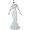 IN STOCK UWOWO Anime Albedo Cosplay Costume Halloween Christmas Costume Cos Women White Dress Albedoo Cosplay