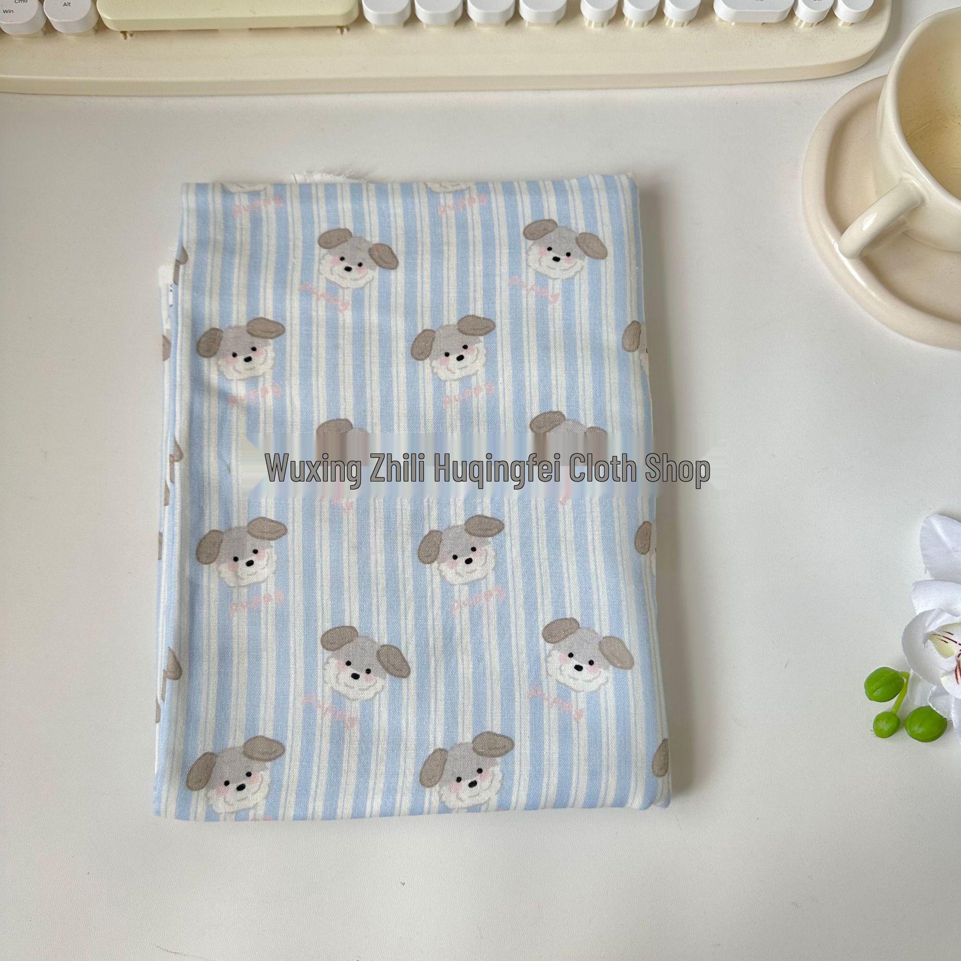 

Пижама и одежда для беременных в корейском стиле с мультяшным цветочным принтом из хлопка - Чесаная двухслойная пряжа, Идеально для дома и DIY пеленок 1 Piece 95cm