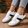 Large Size Women's Casual Deoxynucleotide Shoes Soft Bottom Anti-Slip Sports Sneakers Korean Style Spring New Model Student Shoe