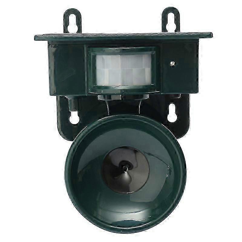 Solar Powered Outdoor Ultrasonic Pest Bird Crow Animal Repeller Repellent Scarer