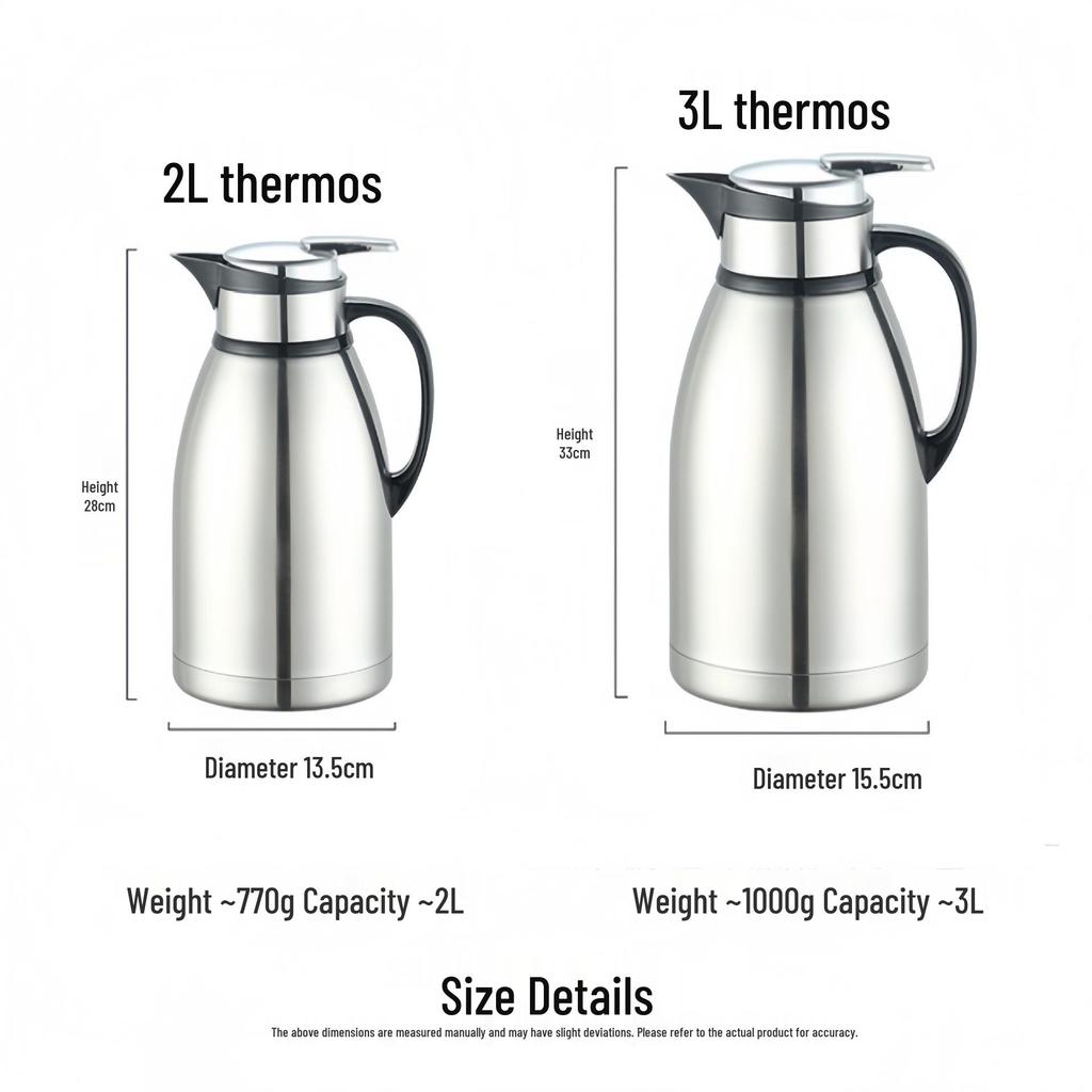 Large Capacity Stainless Steel Vacuum Insulated Kettle