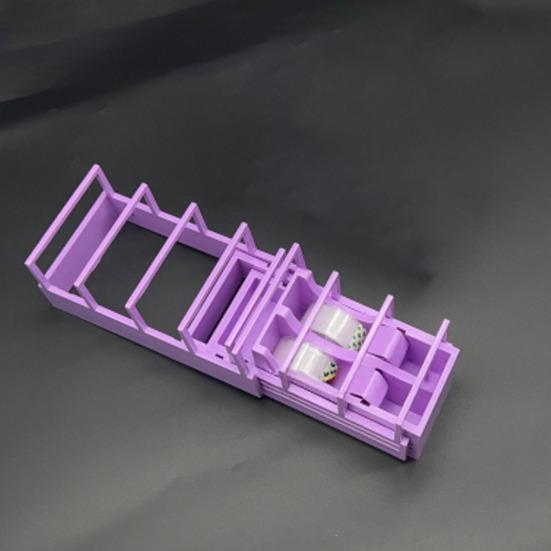 Tape Dispenser Automatic 18-Strip Cutter for Gift Wrapping And Crafts Prepares No-Blade Safe Quick Tape Preparation Tool