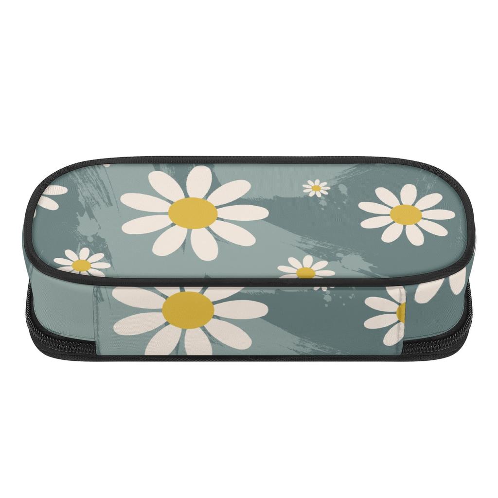 Pen Case Smooth Zipper Roomy Interior 300D Polyester with Mesh Divider Pen Holders and Spacious Main Compartment for Boys Girls