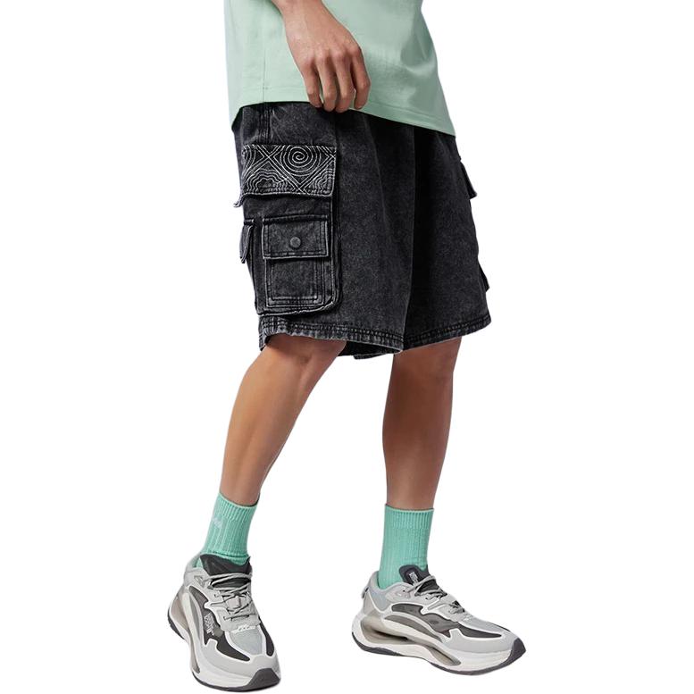Li Ning Vital Denim Shorts Men's AKSS075-1