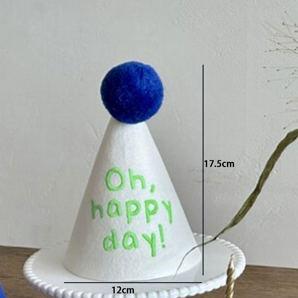 Non-Woven Fabric Graffiti Birthday Hat Hand-Drawn Princess Birthday Hat Birthday Celebration