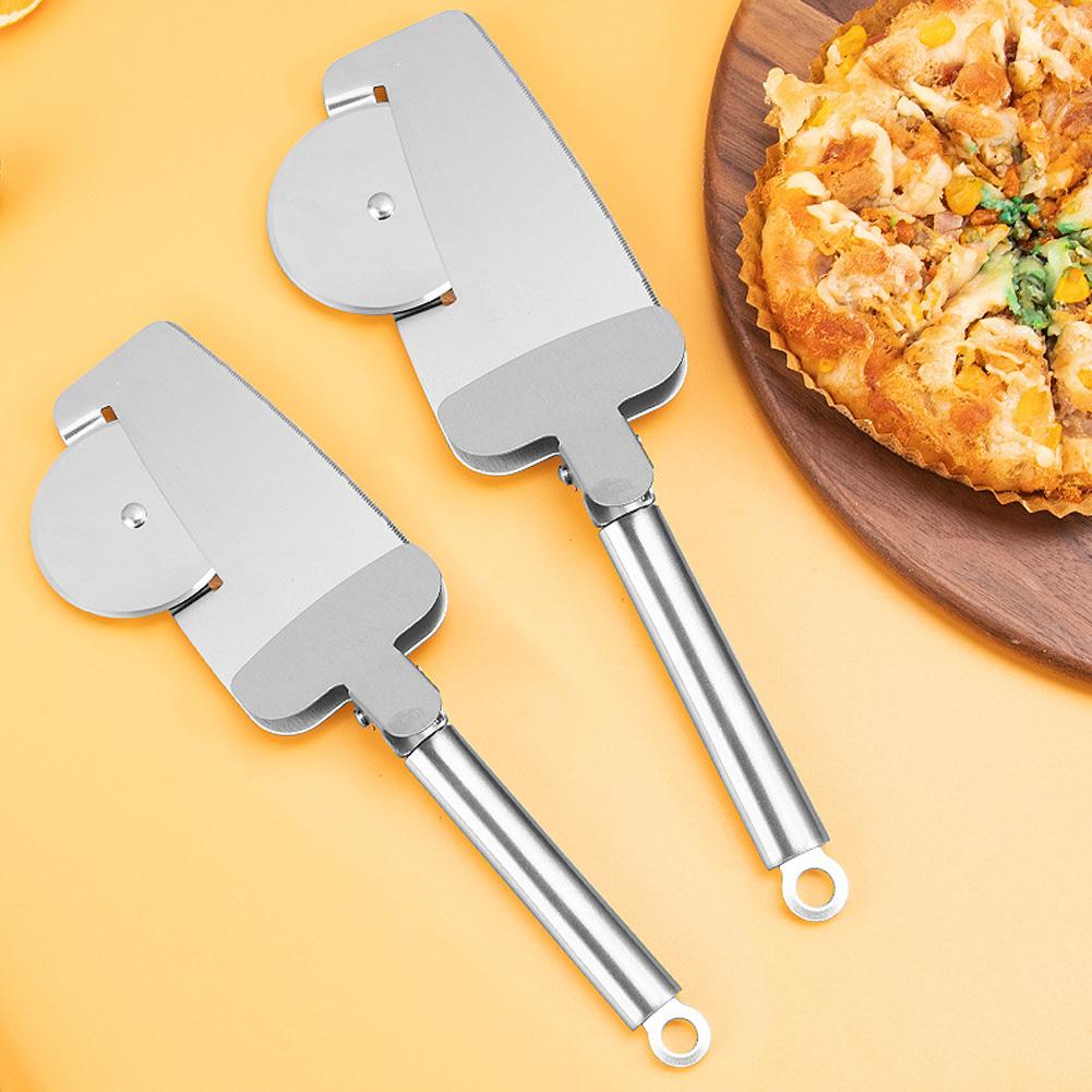 Rotatable Stainless Steel Pizza Cutter Multifunction Pastries Rolling Cutter For Biscuits Cutting China Mainland