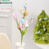 Rabbit Flower Decor Colorful Artificial Flowers Easter Egg Branch Eco-Friendly Spring Bouquets For Family Gathering Hotel