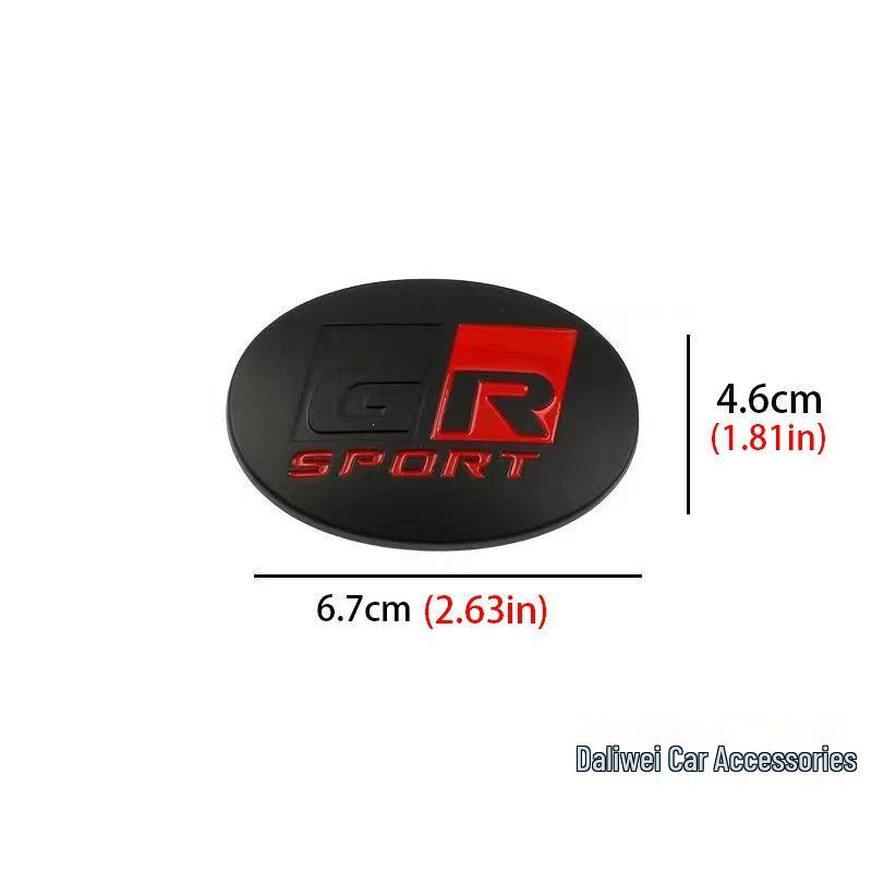 Значок на рулевое колесо Toyota GR SPORT: Декоративная наклейка для Levin, Camry, Reiz, Corolla