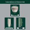 ZISIZ Disposable Aluminum Foil Tableware Set