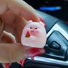 Auto Mini Schwein Ornamente Auto Mittelkonsole DIY Dekoration Anhänger Cartoon Harz Ferkel Hausfiguren Miniatur Schreibtisch Dekor