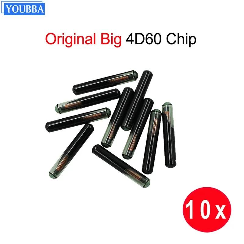 YOUBBA 10PCS Original 4D60 80bit Glass Transponder Chip T32 Car Remote Key Chips Blank
